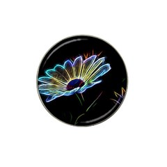 Flower Pattern Design Abstract Background Hat Clip Ball Marker (4 Pack) by Amaryn4rt