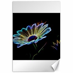 Flower Pattern Design Abstract Background Canvas 20  X 30  