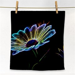 Flower Pattern Design Abstract Background Face Towel