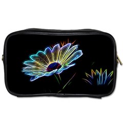 Flower Pattern Design Abstract Background Toiletries Bags 2-side