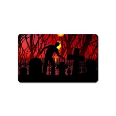 Horror Zombie Ghosts Creepy Magnet (name Card) by Amaryn4rt