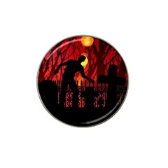 Horror Zombie Ghosts Creepy Hat Clip Ball Marker by Amaryn4rt