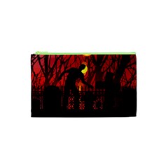 Horror Zombie Ghosts Creepy Cosmetic Bag (xs) by Amaryn4rt