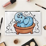 Elephant Bad Shower Cosmetic Bag (Large)  Back