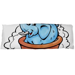 Elephant Bad Shower Body Pillow Case (dakimakura) by Amaryn4rt