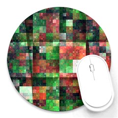 Paper Background Color Graphics Round Mousepads