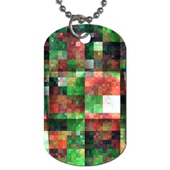 Paper Background Color Graphics Dog Tag (Two Sides)