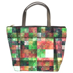 Paper Background Color Graphics Bucket Bags by Amaryn4rt