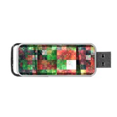 Paper Background Color Graphics Portable Usb Flash (one Side) by Amaryn4rt