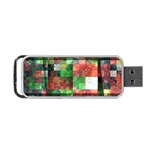 Paper Background Color Graphics Portable USB Flash (Two Sides) Front