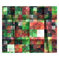 Paper Background Color Graphics Double Sided Flano Blanket (Small) 