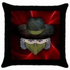 Illustration Drawing Vector Color Throw Pillow Case (black)