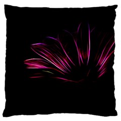 Purple Flower Pattern Design Abstract Background Large Flano Cushion Case (two Sides) by Amaryn4rt