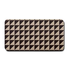 Brown Triangles Background Pattern  Medium Bar Mats by Amaryn4rt