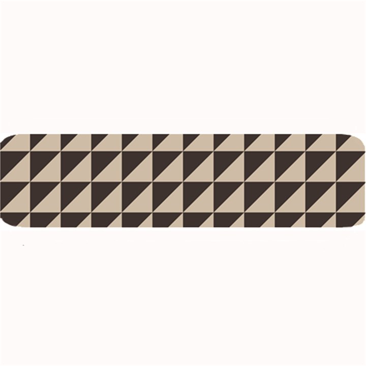 Brown Triangles Background Pattern  Large Bar Mats