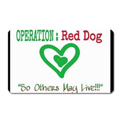 Oprd1 Magnet (rectangular) by OperationRedDog