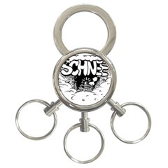 Snow Removal Winter Word 3-ring Key Chains by Amaryn4rt