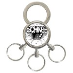 Snow Removal Winter Word 3-Ring Key Chains Front