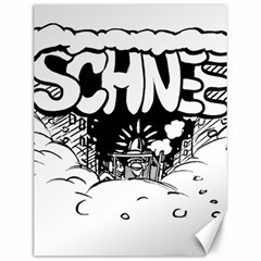 Snow Removal Winter Word Canvas 12  X 16   by Amaryn4rt