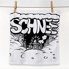 Snow Removal Winter Word Face Towel by Amaryn4rt