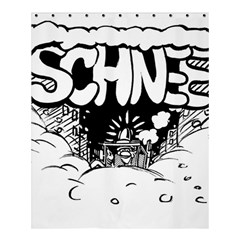 Snow Removal Winter Word Shower Curtain 60  X 72  (medium) 