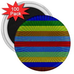 Pattern Background 3  Magnets (100 Pack) by Amaryn4rt