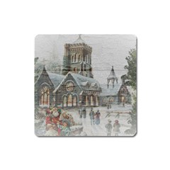 Santa Claus Nicholas Square Magnet by Amaryn4rt