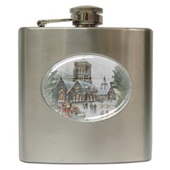 Santa Claus Nicholas Hip Flask (6 Oz) by Amaryn4rt