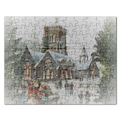 Santa Claus Nicholas Rectangular Jigsaw Puzzl by Amaryn4rt