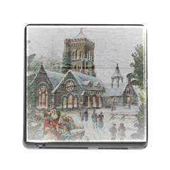 Santa Claus Nicholas Memory Card Reader (square) by Amaryn4rt