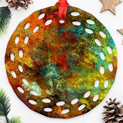 Mixed Abstract Round Filigree Ornament (2side) by digitaldivadesigns