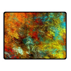 Mixed Abstract Double Sided Fleece Blanket (small) 