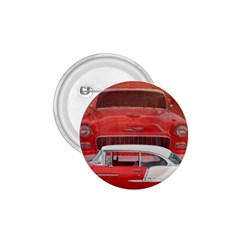 Classic Car Chevy Bel Air Dodge Red White Vintage Photography 1 75  Buttons by yoursparklingshop