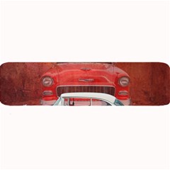 Classic Car Chevy Bel Air Dodge Red White Vintage Photography Large Bar Mats by yoursparklingshop