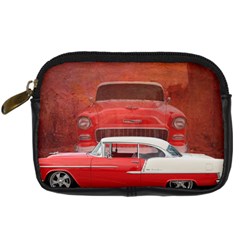 Classic Car Chevy Bel Air Dodge Red White Vintage Photography Digital Camera Cases by yoursparklingshop