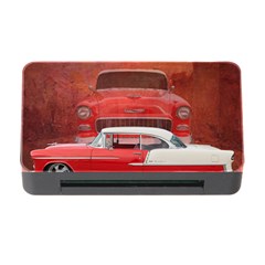 Classic Car Chevy Bel Air Dodge Red White Vintage Photography Memory Card Reader With Cf by yoursparklingshop