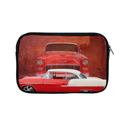 Classic Car Chevy Bel Air Dodge Red White Vintage Photography Apple Macbook Pro 13  Zipper Case by yoursparklingshop