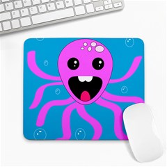 Bubble Octopus Copy Large Mousepads