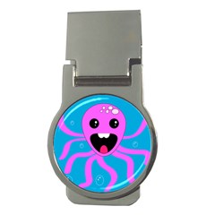 Bubble Octopus Copy Money Clips (Round) 