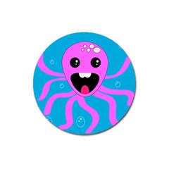 Bubble Octopus Copy Magnet 3  (Round)