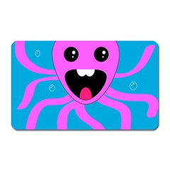 Bubble Octopus Copy Magnet (Rectangular)