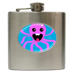 Bubble Octopus Copy Hip Flask (6 oz)