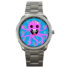 Bubble Octopus Copy Sport Metal Watch