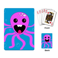 Bubble Octopus Copy Playing Card