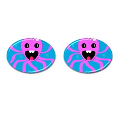 Bubble Octopus Copy Cufflinks (Oval)