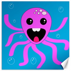 Bubble Octopus Copy Canvas 12  x 12  