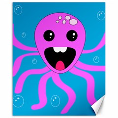 Bubble Octopus Copy Canvas 16  x 20  