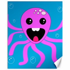 Bubble Octopus Copy Canvas 11  x 14  