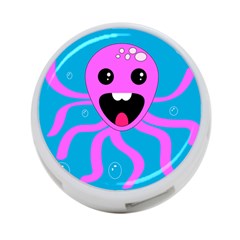 Bubble Octopus Copy 4-Port USB Hub (Two Sides) 