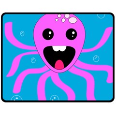 Bubble Octopus Copy Fleece Blanket (Medium) 